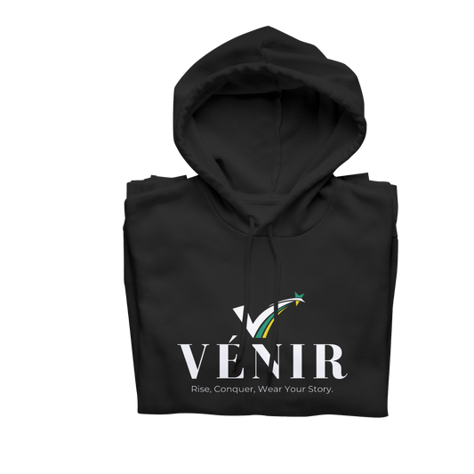 VÉNIR Hoodie – Rise, Conquer, Wear Your Story